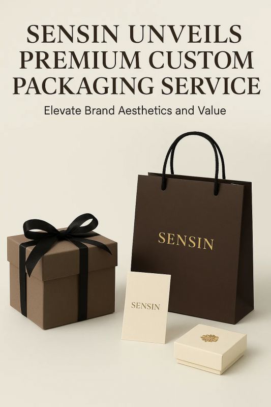 Sensin Unveils Premium Custom Packaging Service to Elevate Brand Aesthetics and Value